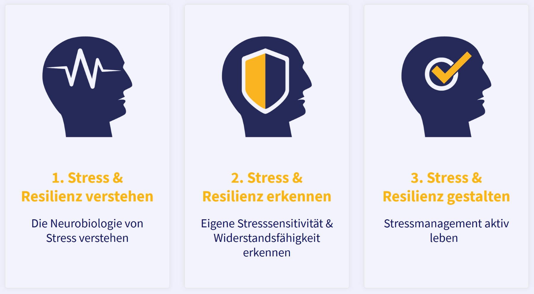3 Schritte gegen Stress